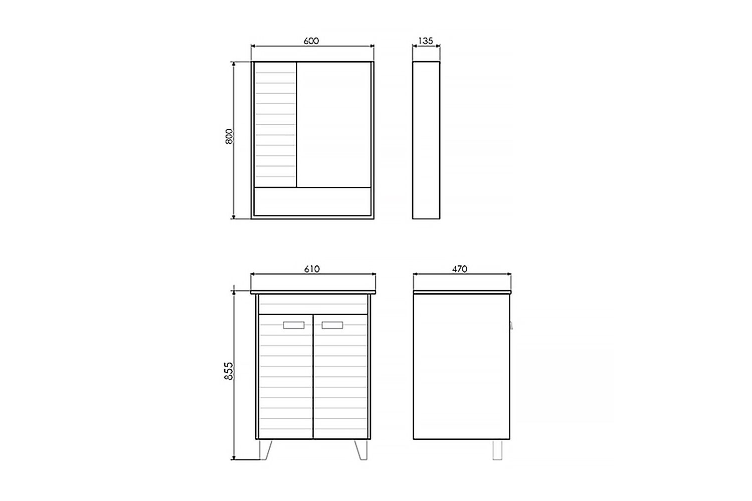 Приобрести сomforty тумба с раковиной клеон 60н белый/дуб дымчатый