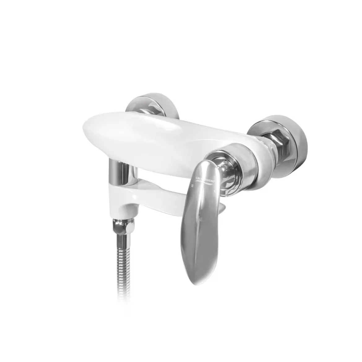 Приобрести grocenberg смеситель для ванны, белый\ хром gb8001wc