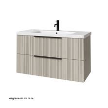 Caprigo Тумба с раковиной RAIN 100 см, бежевая, эмаль