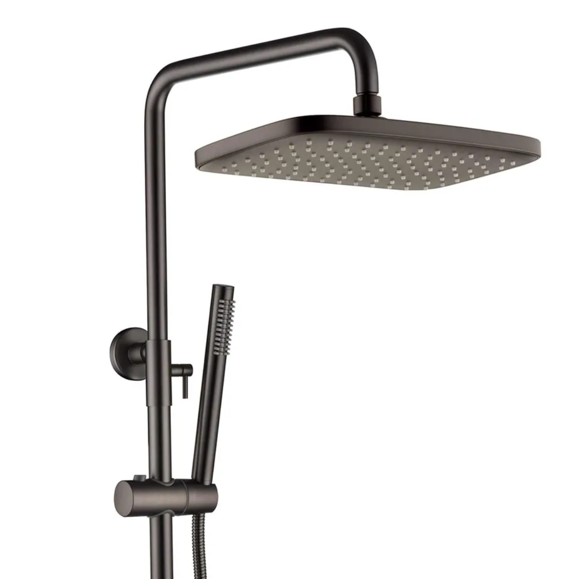 Приобрести grocenberg душевая система с термостатом, графит gb7038bg