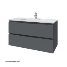 Caprigo Тумба с раковиной SYDNEY 105 см, графит, эмаль