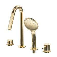 CEZARES Смеситель на борт ванны LEAF-BVDM4-L-SR