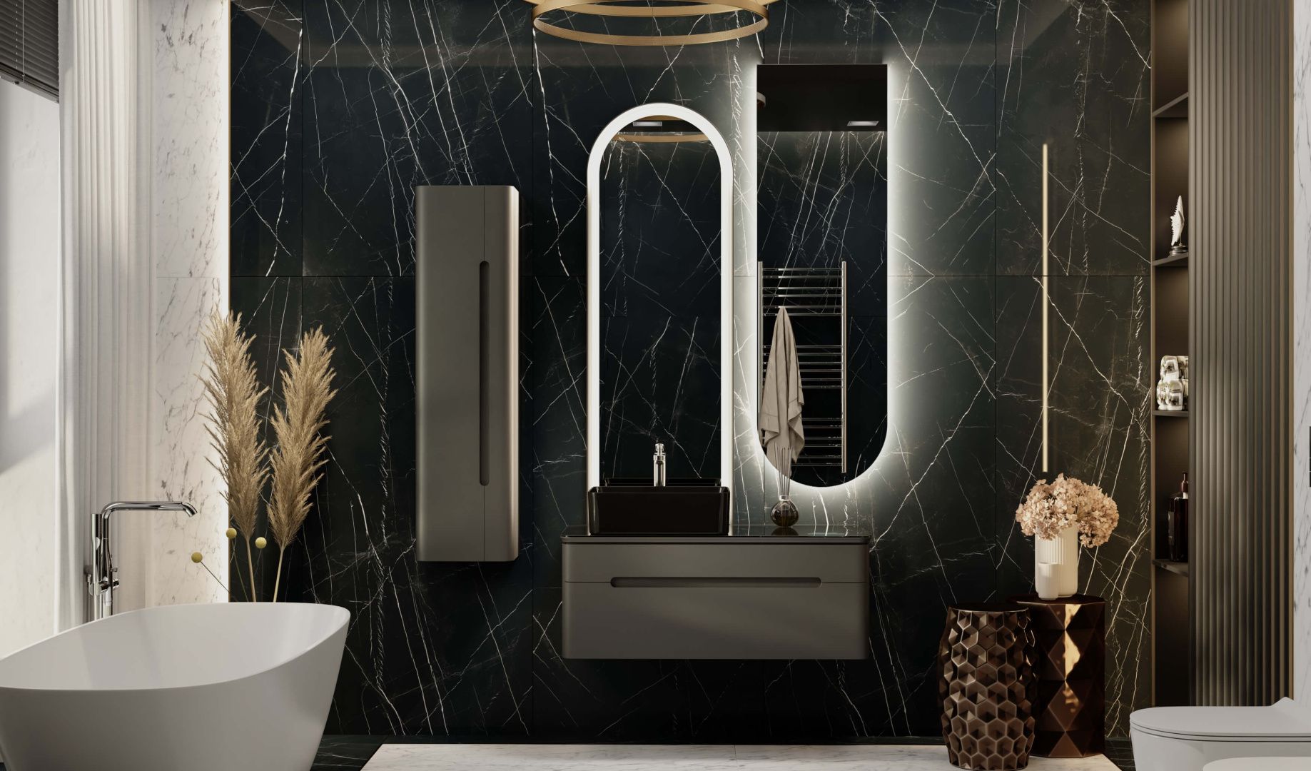 Приобрести jorno пенал подвесной shine 33 см, антрацит