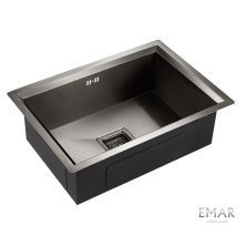 Emar Кухонная мойка 60х42 см, графит EMB-129A PVD Nano Dark