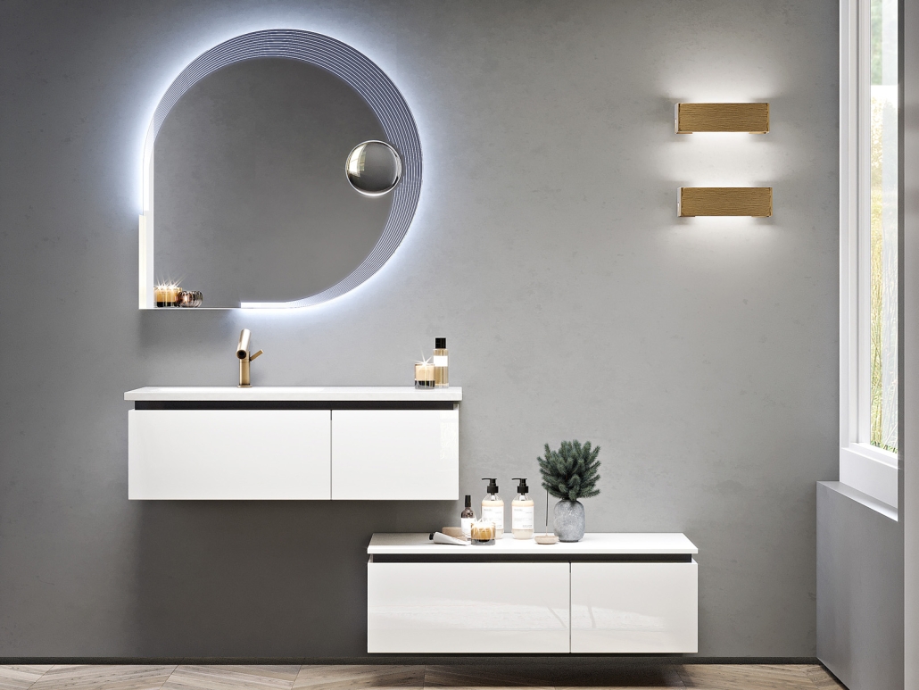 Приобрести cezares полка для зеркала металлическая 45012, 45013