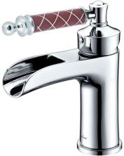 Boheme Смеситель для раковины Vogue, хром\коричневый 221-MR-CH