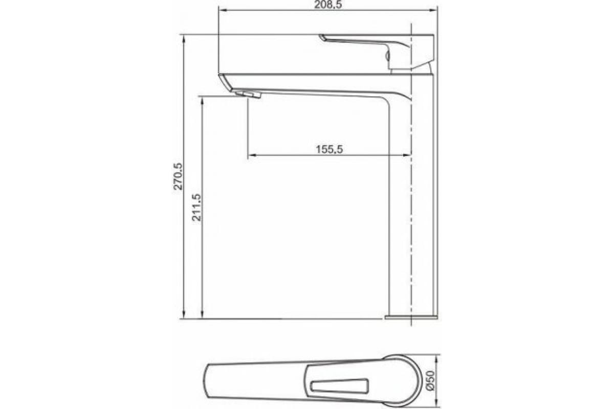 Приобрести aquanet смеситель для раковины logic af320-11с