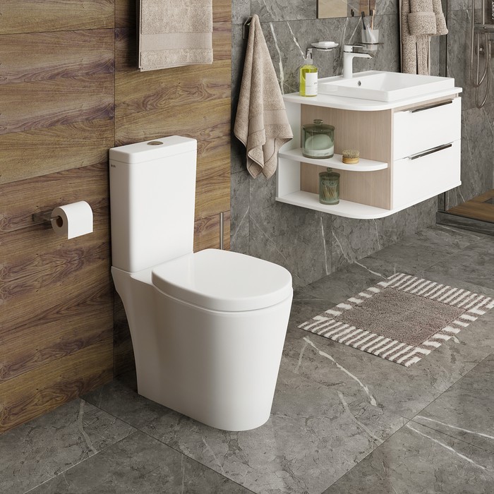 Приобрести iddis напольный унитаз-компакт calipso rimless, безободковый, крышка быстросъемная с микролифтом calrdsei24