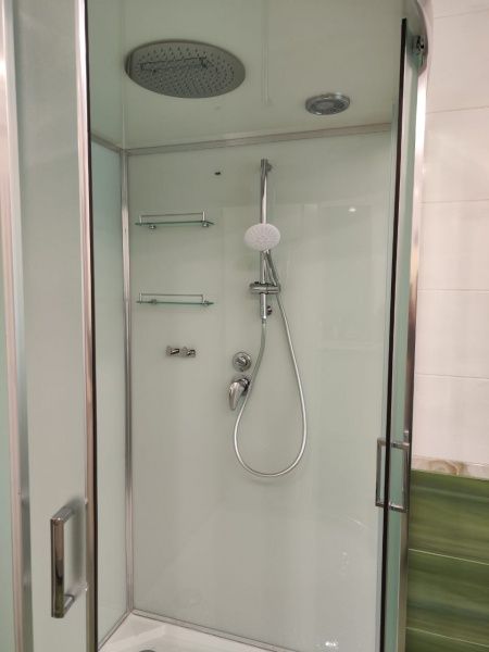 Приобрести frank душевая кабина f420 brilliant, низкий поддон, полукруглая