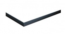 CEZARES Экран для каменного поддона 120х90см TRAY-AS-AH-120/90-100-SCR-NERO