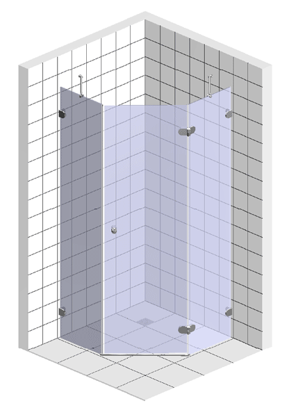Приобрести mirsant душевое ограждение arena pentagon 90х90