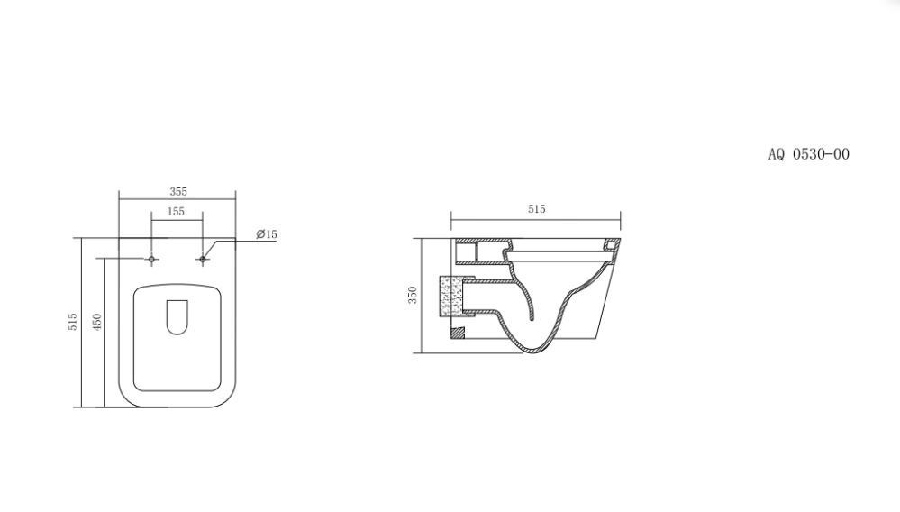 Приобрести комплект унитаз с инсталляцией set aquatek либра