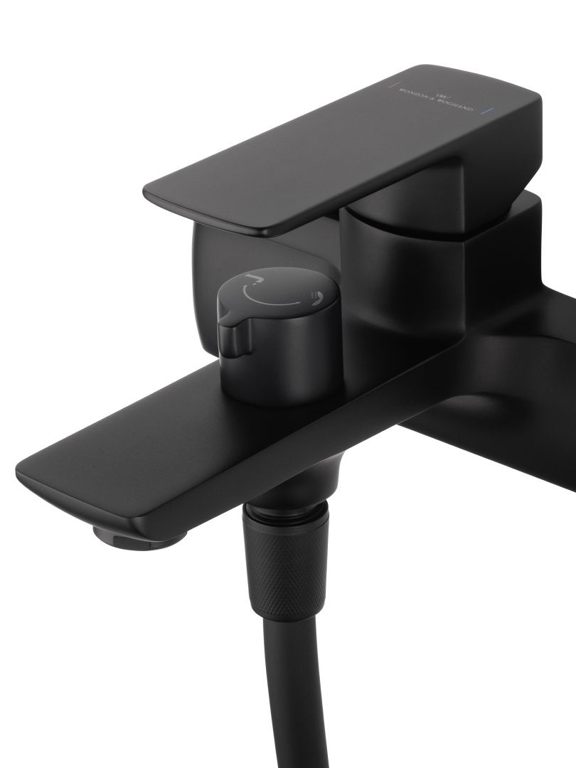 Приобрести смеситель для ванны с душем wonzon & woghand edge, черный матовый (ww-88639003a-mb)