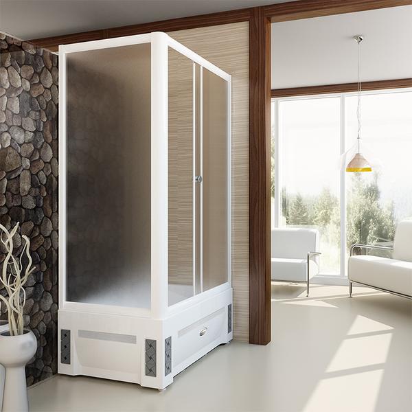 Приобрести радомир ограждение душевое верчелли 119х81 r (высокий поддон)