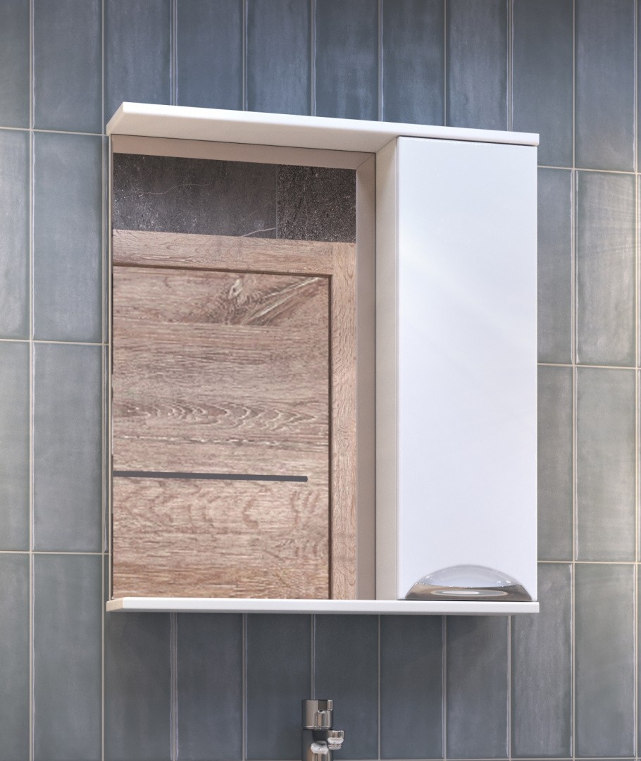 Приобрести vigo зеркало-шкаф callao 60 см, без подсветки, правое, белое z.cal.60.r