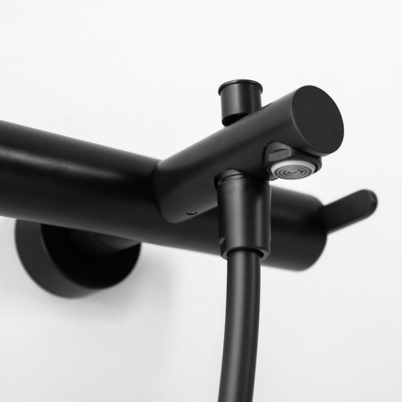 Приобрести cezares смеситель для душа leaf, черный матовый leaf-vd-nop