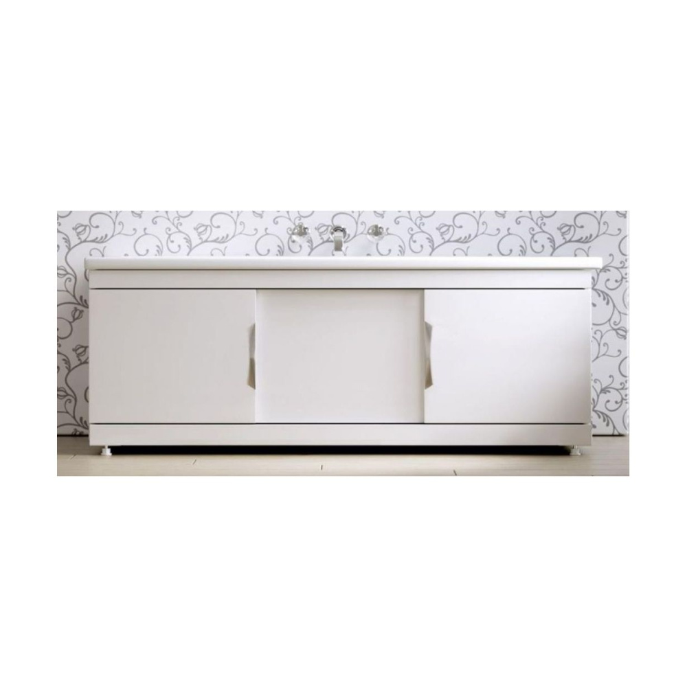 Приобрести aquanet фронтальная раздвижная панель для ванны vita 180 см, белая