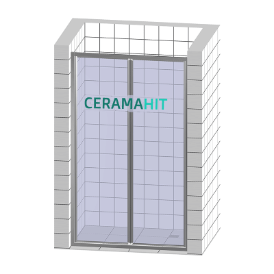 Приобрести дверь душевая bas pandora sd-90-c-ch 90 см