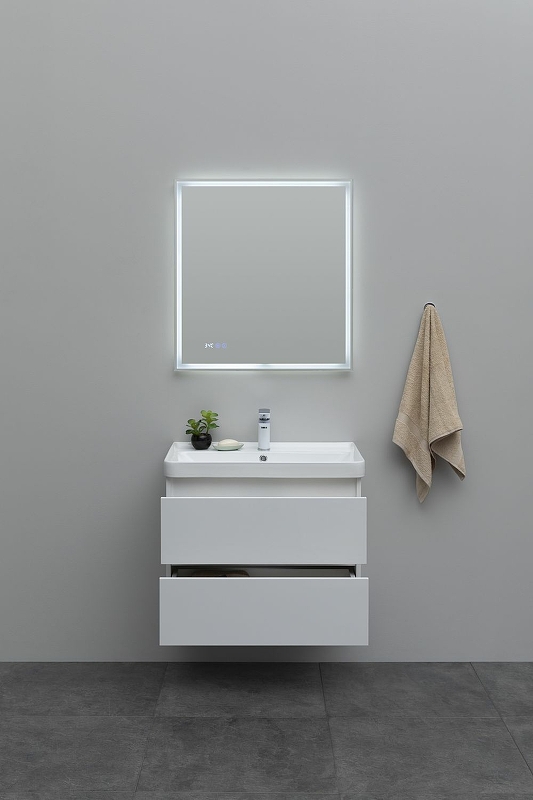 Приобрести aquanet тумба с раковиной вега 70 см, (2 ящика)