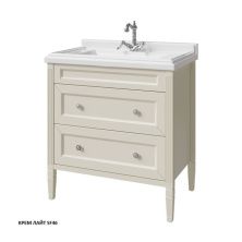 Caprigo Тумба с раковиной ALBION CONCEPT 80 см, белая 34015UV 2