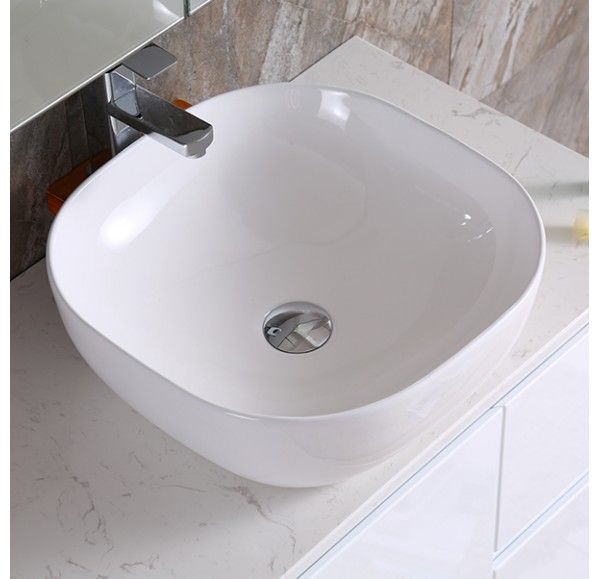 Приобрести mirsant раковина чаша shell-0118 42х42 см, белая ут000027694