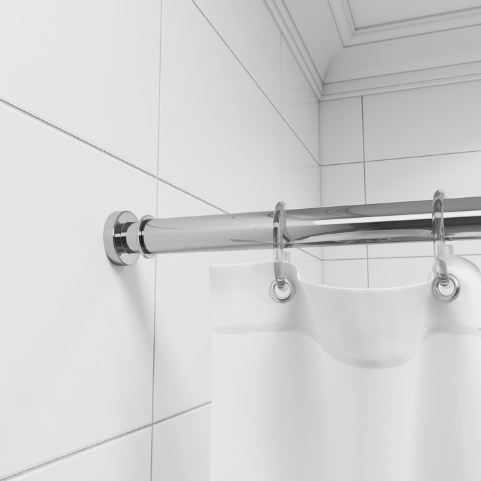 Приобрести iddis карниз для ванны elegante прямой 110-200см, хром, 030a200i14