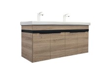 Сomforty Тумба с раковиной "Дуэт-125" дуб натуральный