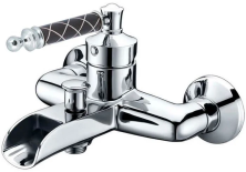 Boheme Смеситель для ванны Vogue, хром\черный матовый 223-MR-B