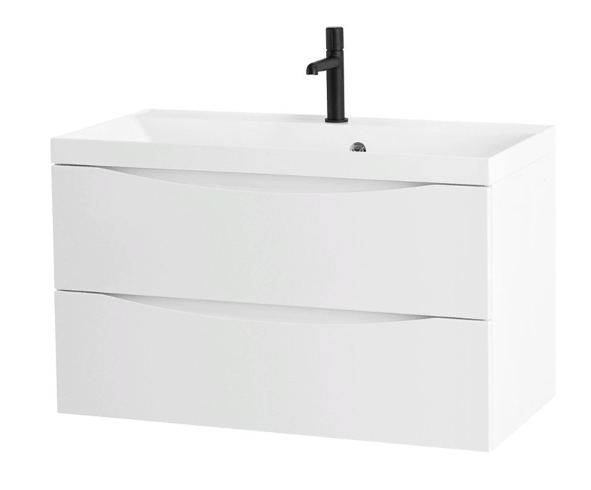 Приобрести тумба подвесная с раковиной belbagno marino-900-2c-so-bo-p 90 см, bianco opaco