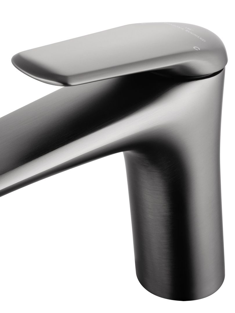 Приобрести смеситель для раковины wonzon & woghand elbe, темный графит (ww-a41222-bgg)