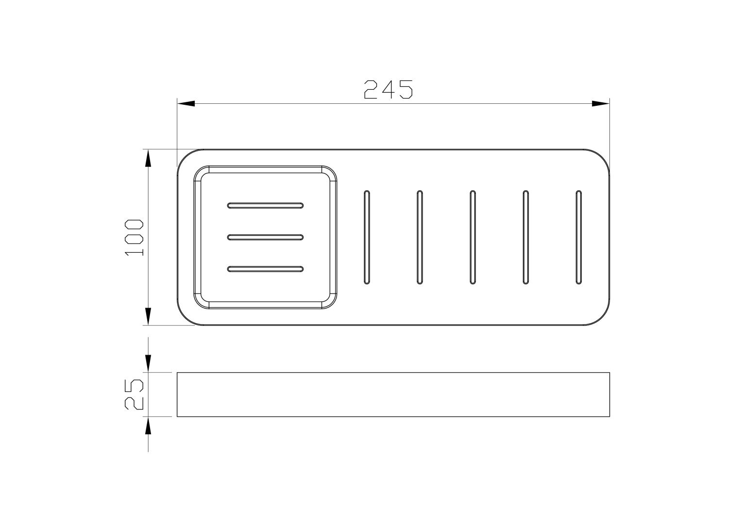 Приобрести мыльница с держателем wonzon & woghand lotte, хром (ww-8332)