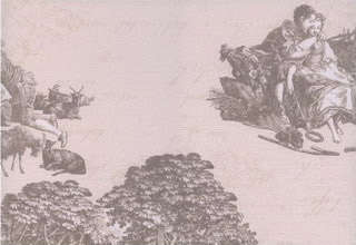 Приобрести декор настенный керамин пастораль панно 3 бежевый тип 2 40*27,5см