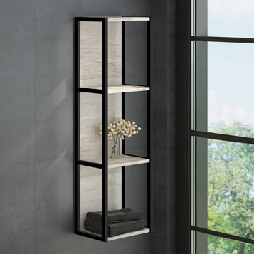 Приобрести сomforty полка подвесная "дюссельдорф-35м", дуб дымчатый