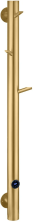 Boheme Полотенцесушитель Uno 23х150 см, электрический, матовое золото 724-MG