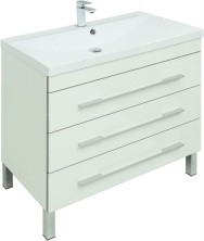 Aquanet Тумба с раковиной Верона 90 см, белая 00287674