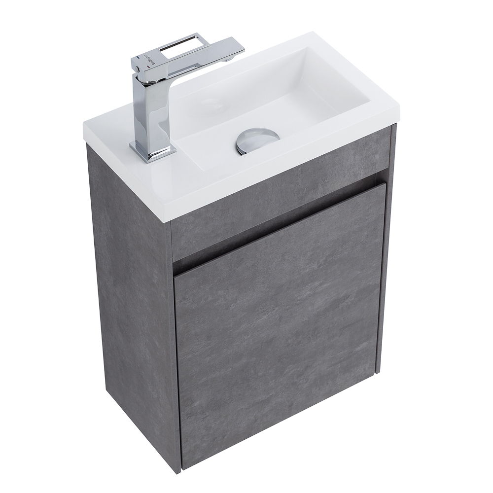 Приобрести belbagno тумба с раковиной pietra mini 40 см, подвесная с дверью 40-r bianco lucido, белая раковина