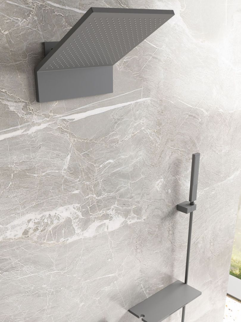 Приобрести vincea встраиваемая душевая система futura, оружейная сталь vsfw-2f11tgm