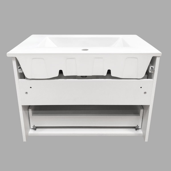 Приобрести сomforty тумба подвесная с раковиной "лаура-75-2" , белая глянцевая