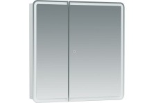 Aquanet Зеркальный шкаф Оптима 70 см, с LED подсветкой