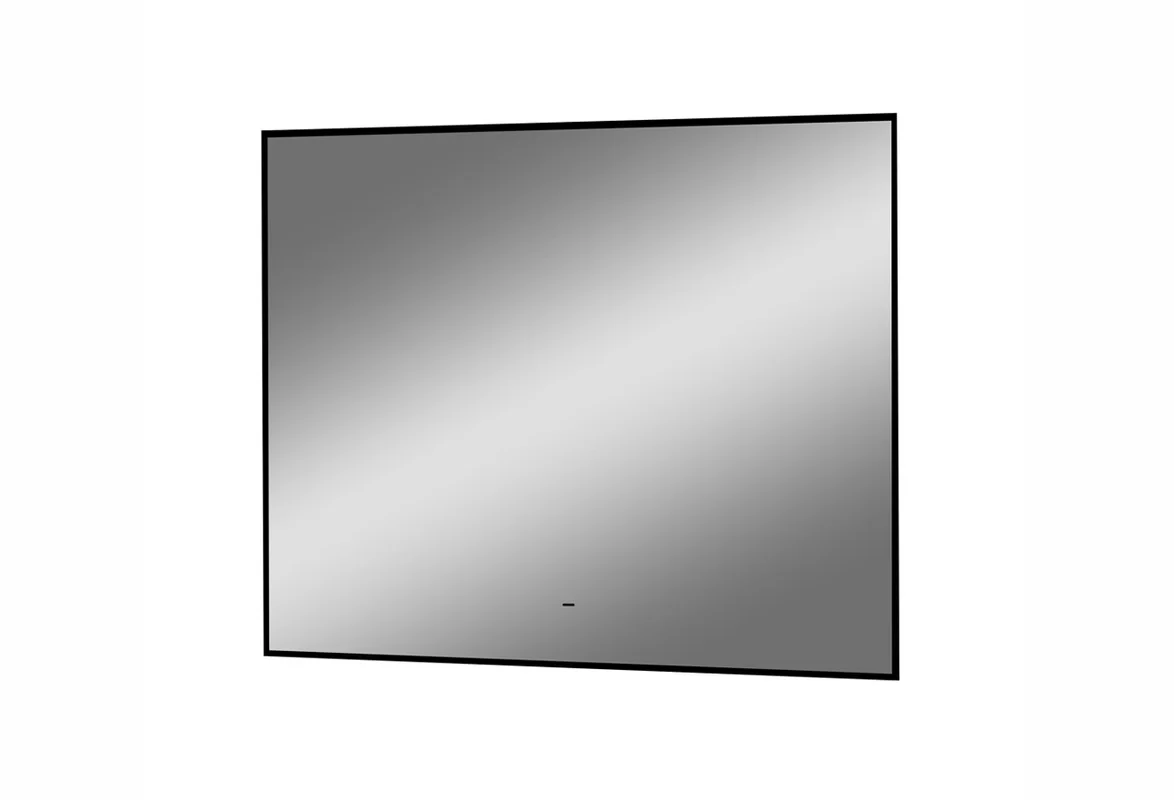 Приобрести continent зеркало с подсветкой amer 80х70 см, черное