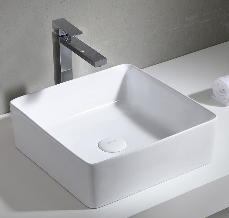 Приобрести azario раковина накладная 39х39 см, белая az41120