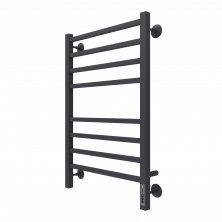 Полотенцесушитель 500х800 мм электрический Terminus Ватикан П8, КС 9005, черный матовый 4670078527554