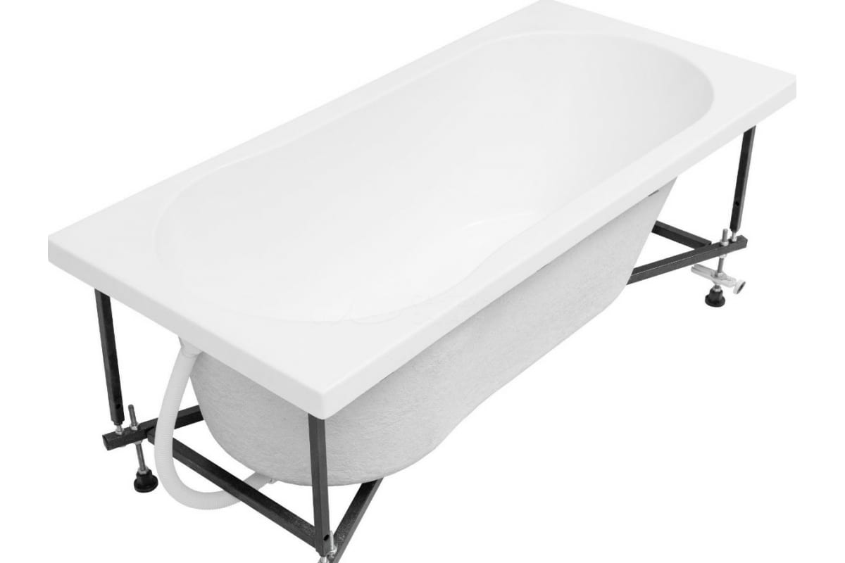 Приобрести aquanet акриловая ванна light 160x70 см, белая
