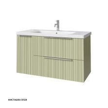 Caprigo Тумба с раковиной RAIN 100 см, левая, фисташка