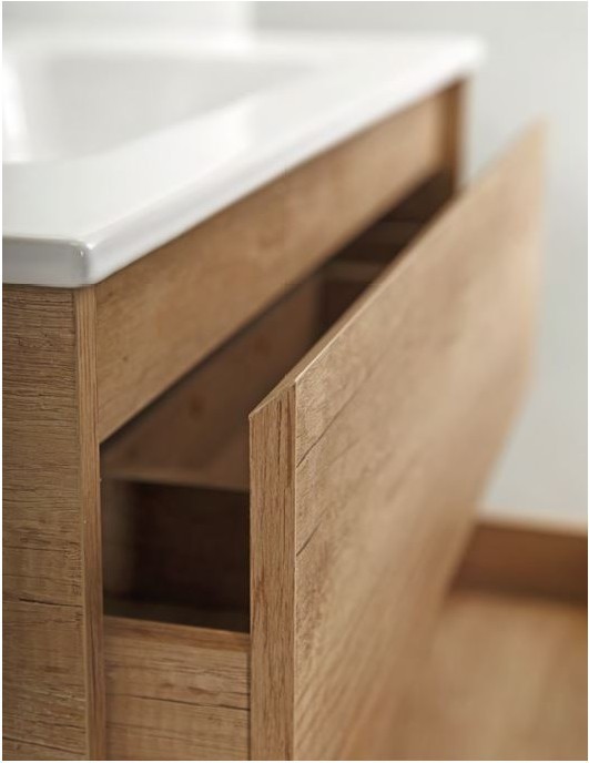 Приобрести тумба подвесная с раковиной belbagno kraft-800-2c-so-rnn 80 см, rovere nebrasca nature