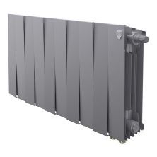 Royal Thermo Радиатор биметаллический Pianoforte 300 /Silver Satin ( серебристый ) VDR80 - 10 секц.