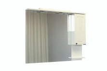 Сomforty Зеркало-шкаф "Севилья-100" слоновая кость