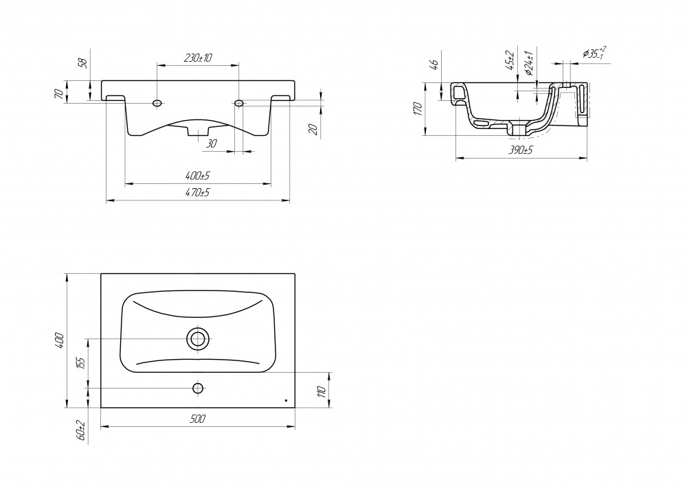 Приобрести раковина cersanit moduo 50