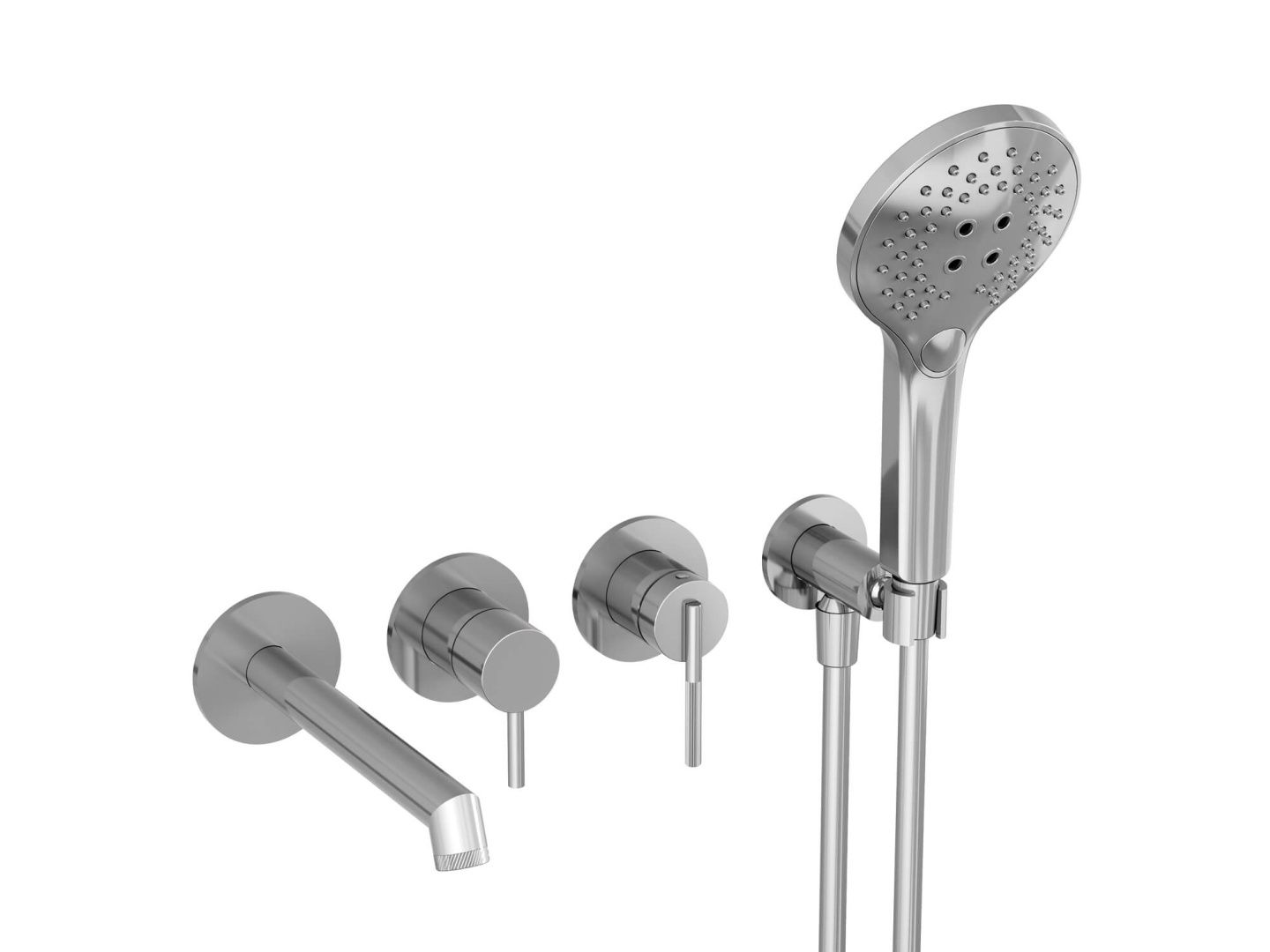 Приобрести hayzburg встраиваемый смеситель для ванны и душа, хром hb-4004-2ch