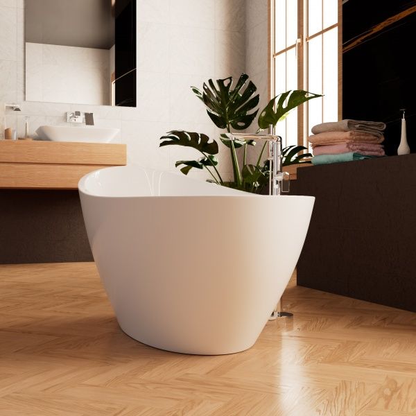 Приобрести frank акриловая ванна f6118 white,181х80 см, отдельностоящая